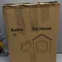 Heated Outdoor Cat House for Outsid-Wide Winter Shelter for Ferals - Cat House for Outdoor Cats, Heated House for Outside Weatherproof Insulated Protection 22.5 x 17 x 17