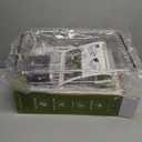 JASIWAY Dish Drying Rack in Sink, Expandable Stainless Steel Dish Drainers for Kitchen Counter, Dish Dryer Rack for Inside Sink, Over The Sink Dish Racks with Utensil Holder, Silver