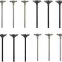Silscvtt 16 x Intake Air-out Engine Valves Replacement for GM 2.0L 2.2L 2.4L Ecotec DOHC