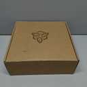 Knee High Boots for Women Square Toe Chunky Heel Fold Over Slouchy Boots Wide Calf Comfortable Tall Boots (11, Black)