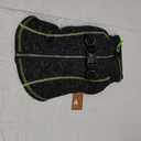 Dog Jackets for Small Dogs Boy, Reflective Fleece Dog Sweater Coat with D-Ring Zipper Up Warm Winter Cold Weather Doggy Clothes, Black, Size: Medium