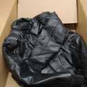 Milwaukee Leather LKK1930 Youth Size Black Leather Bomber Jacket (X-Large)