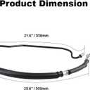 WMPHE Compatible with Power Steering Pressure Hose Assembly Honda Accord 2.4L 2003 2004 2005 2006 2007, Acura TSX 2.4L 2004 2005 2006 2007 2008, OEM 53713-SDC-A02