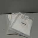 3 x Women's Lingerie Sexy Fishnet Minin Dress Glow in the Dark Lingerie DIY Babydoll Halter Chemise Valentine's Day (White)