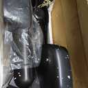 Heated Tow Mirrors Compatible with 2003-2007 Chevy Silverado GMC Sierra(2007 Classic) 1500 2500 3500, Tahoe Suburban Avalanche Yukon Escalade, Extended Trailer Towing Side Mirrors LED Turn Light