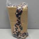 MR&HM Satin Fitted Sheet Full Size, Silky Bottom Sheet with Elastic Corner Straps, Deep Pocket up to 15 Inch, No More Slipping Off for Mattress - 1 Fitted Sheet Only (Brown Leopard)