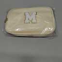 2025 Graduation Gifts for Her Women Girls,Personalized Belt Bag Waist Packs Trendy Fanny Pack Crossbody Bags,Initial White A,Cream Bag