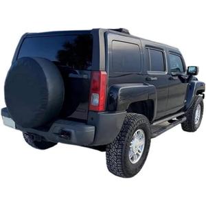 Black Spare Tire Cover, Spare Wheel Cover, for Jeep Wrangler, Ford Bronco, Hummer H3, Toyota Honda GMC Buick SUVs, Spare Tyre Cover Protector (XL: 275/70R17, 285/70R17)