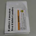 Homemory 24Pcs Flickering Flameless Candle Battery Operated, 200+Hours Fake Electric LED Tea Lights for Votive, Centerpiece Table Decorations, Wedding, Anniversary, Halloween, Christmas (Warm White Glow White Body)