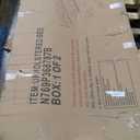 Christopher Knight Home Posey Modern Upholstered King Size Bed Frame with Headboard, Modern King Bed Frame and Headboard, Wooden Slats Support, Easy Assembly, No Box Spring Needed, Beige+Natural