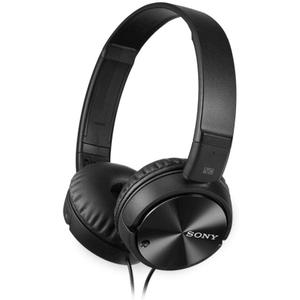 Sony MDRZX110NC Noise Canceling On Ear Headphones, Black, Wired