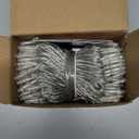 JMEXSUSS Connectable Warm White Christmas Lights Indoor Outdoor, 91.5ft 250 LED Christmas String Lights, 8 Modes Twinkle String Light Plug in for Tree Party Decoration