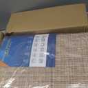 GarveeHome 5x7 Washable Area Rug for Bedroom Living Room Non Slip Modern Bordered Throw Rugs Low Pile Soft Checkered Dining Room Area Rugs Geometric Throw Carpet for Kitchen Nursery Office, Taupe