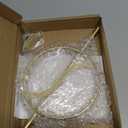 Mkono Necklace Holder Metal Jewelry Display Stand Necklace Organizer with 22 Hooks for Storage and Hanging Bracelet Keychain Home Room Decor for Women,Gold