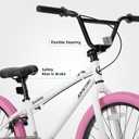 JOYSTAR Brockway Freestyle Kids BMX Bikes 20" 24" Kids Bicycles for 6-14 Years Old Boys Girls and Beginner-Level Riders 2 Pegs Multiple Colors, 24 Inch Wheels