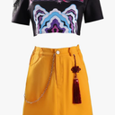 Women Girls Kpop Costume Rumi Zoey Mira Cosplay Outfits L