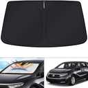 KUST Windshield Sun Shade for 2018-2025 2026 Honda Odyssey Accessories LX,EX,EX-L,Touring,Elite Minivan Window Sunshade Sun Visor Protector Foldable Blocks UV Rays Keep Your Car Cooler