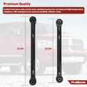 2-3 Lift Front Upper & Lower Control Arms for 2009-2023 Dodge Ram 2500 3500 4WD, Adjustable Upper & Lower Control Arm Kit-4PCS