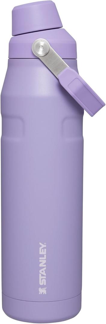 Stanley IceFlow Fast Flow Water Bottle | Angled Spout Lid | Lightweight & Leakproof for Travel & Sports | Insulated Stainless Steel | BPA-Free (Lavender)