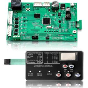 42002-0007S Pool Heater Control Board kit With 472610Z Switch Membrane Pad Compatible With Mastertemp Sta-Rite Max-E-Therm NA and LP Series Pool/Spa Heater Electrical Systems # 461105