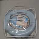 MCGMITT Potty Training Toilet Seat for Toddlers Boys Girls, Portable Baby Toilet Folding Kids Potty Chair Cover with Splash Guard for Travel, Including 3 Non-Slip Feet and Storage Bag (Blue)