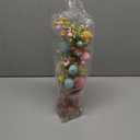 RoseCraft Easter Decorations, Artificial 18 Inch Pre-Lit Easter Egg Tree Tabletop Decor with Delicate Ornaments, for Home Party Wedding Holiday Spring Summer Decoration, Pink/Blue/Yellow.
