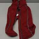 cyeollo Dog Jacket Warm Fleece Coat Dog Sweater Reflective Jackets Zipper Up Coats Step in Winter Small Dogs Clothes Pet Apparel L