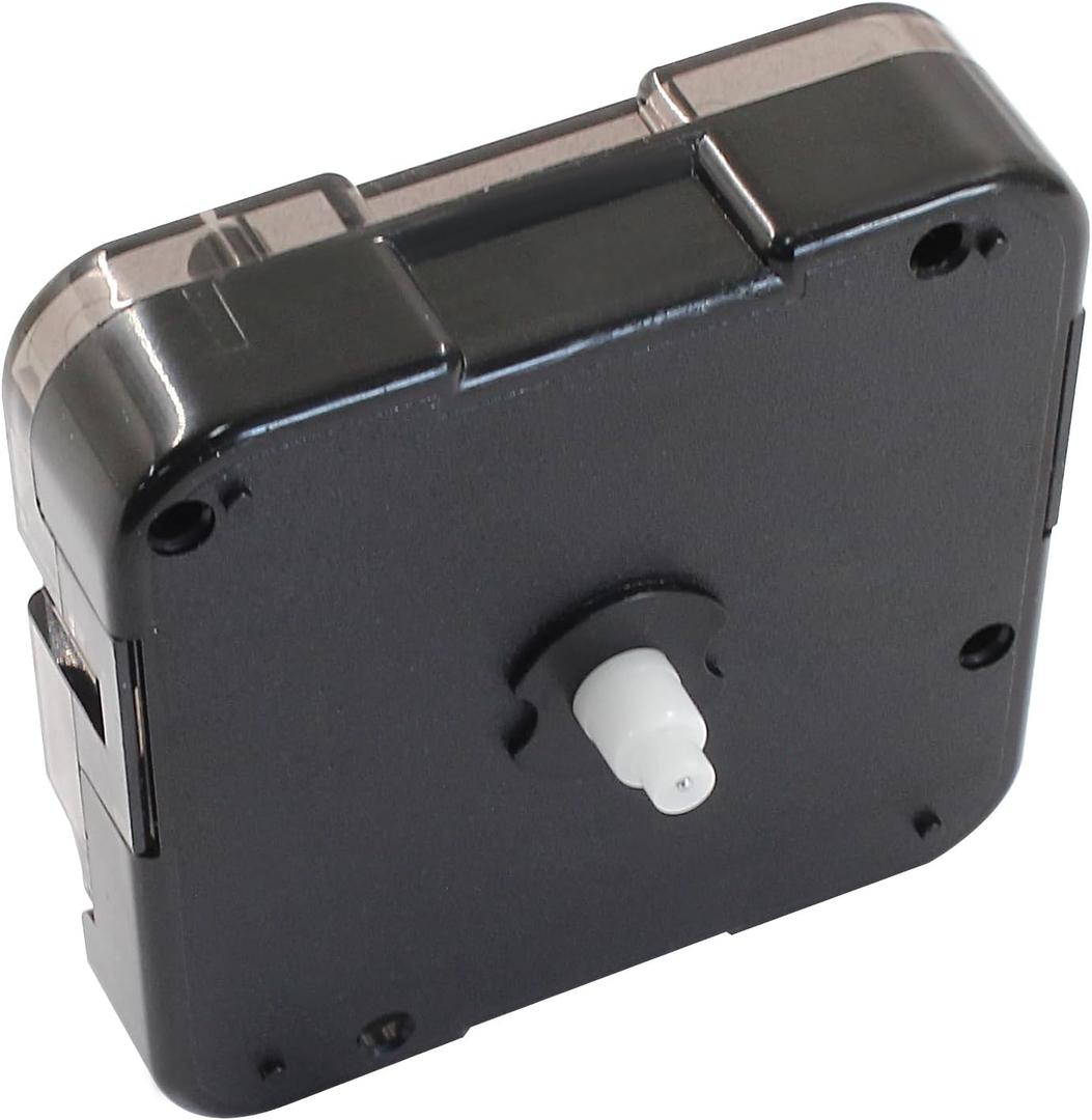 1pc Clock Mechanism Replacement, 8mm/0.31 Inch Shaft Length Wall Clock Mechanism, Quartz Clock Movement, DIY Silent Movement Mechanism Replacement (Without Thread)