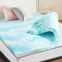 NEWBULIG 3 Inch Full Memory Foam Mattress Topper, Gel Foam Mattress Topper for Pressure Relief, Ventilated Design Bed Topper in a Box, CertiPUR-US Certified | Gel memory foam relieves pressure, ventilated design keeps cool. Fits Full size, CertiPUR-US certified, comes in a box.