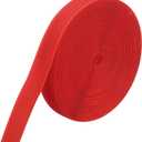 PATIKIL 26.25 Feet Carpet Marker Strips, Nylon Carpet Strips Spots Hook Tape for Classroom Floor Decoration Teacher Education Social Distance, Red