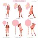 AFTERLOON Biodegradable Balloons 24 pcs Pastel Pink 12 Inch, Matte Color Thickened Extra Strong Latex Helium Float, Colorful Bulk Color ballon baloon Globos Para Decoration De Fiestas Kids