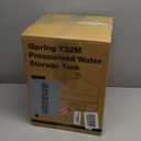 iSpring T32M Pressurized Water Storage Tank with Ball Valve for Reverse Osmosis RO Systems, 4 Gallon, 1/4" Tank Valve Included, White