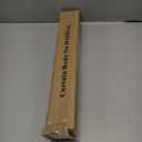 Curtain Rods No Drilling for Windows Set 30 to 45 Inch, 5/ 8 Inch Diameter Drapey Pole with No Drill Curtain Rod Brackets, Renter Friendly Cortineros Para Ventanas with Adhesive Holder Hook (Black)