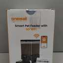 oneisall Automatic Cat Feeder with 5G WiFi, Automatic Cat Food Dispenser for 2 Cats Small Pets, 20 Cups/5L Timed Dry Food Dispenser with APP Control (Black)