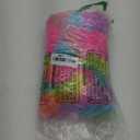 Ice Fabrics Craft Faux Fur Fabric Pre Cut Rolls - 6"x60" Fur Ribbon Mohair Fabric Strips - Super Soft and Fuzzy - Perfect for Crafts, Costumes & Decoration - Pastel Rainbow - 6x60