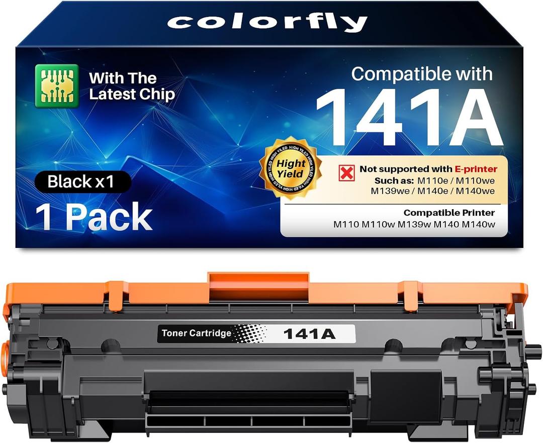 141A Toner Cartridge 1 Pack for HP LaserJet M110w M140w MFP M139w Printer