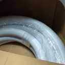 Sealproof 2" Dia Flexible PVC Pipe, Pool and Spa Hose Tubing, Made In USA, Schedule 40 2-Inch, 50 FT, White