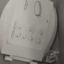 Ansffer Toilet Seat Round Soft Close16.5'', Toilet Lid Slow Close Quiet No Slam, Easy Installation & ReleaseSafe PP Material Easy Clean, Comfortable Ergonomic Design, 2 Years Support, White Plastic