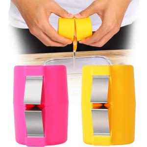 4-PCS Egg Opener In One Box, Hand Held Egg Separator, Egg Peeler Tool, Stainless Steel Egg Opener, Topper Cutter Tool, Egg Cracker for Raw Eggs, Egg Shell Breaker, Kitchen Small Utensils