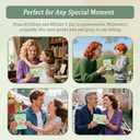 3 x Butterfly 3D Pop-Up Greeting Card  Elegant Floral Pop-Up Card for Wife Husband Girlfriend Boyfriend Mom Dad Mother Father Birthday Wedding Anniversary Thanksgiving Day Christmas Day (Green)