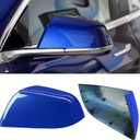 Jaronx Compatible with Tesla Model 3 Side Mirror Cover Replacement 2017 2018 2019 2020 2021 2022 2023 2024 2025, Driver Side Rear View Door Mirror Cover Caps for Model 3 Accessories(Blue)