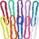 Hawaiian Leis Necklace 50Pcs Tropical Luau Hawaii Flower Lei Theme Party Favors Lais Headbands Holiday Wedding Beach Birthday Decorations I Hawaiian Leis Party Supplies