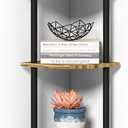 Tinpin Corner Shelf Wall Mount 5-Tier, Wall Decor for Home Living Room Bedroom, Wall Corner Shelves Bookshelf, Rustic Industrial Pipe Shelves Thanksgiving Day, Brown