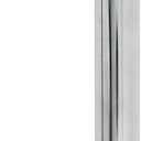 Bike Seat Post W/O Support, Steel Lay Back BMX Bicycle Seat Post Without Support, Multiple Sizes Silver (25.4 x 350mm)