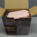 SYNCVIBE Bathroom Trash Can with Lid 2 Gallon Slim Motion Sensor Garbage Can Narrow Automatic Plastic Trash Bin for Bedroom, Living Room, Toilet, Office (Pink)