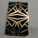 CARIEDO Women Evening Bag Elegant Clutch Purse Exquisite Velvet Metal Hollow out Handbags Prom Wedding Party (Green)