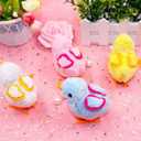 3 x 4 Pcs Wind-Up Jumping Chicks & Hopping Bunnies Toys with Wings for Kids  Easter Egg & Goody Bag Fillers, Toddler Party Favors, and Gifts (Medium)