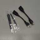 2Pcs Short Extension Cord (8in)