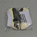 fjberrtsat Men's Socks Soccer Non Skid Ball Football Socks Anti-Slip Athletic Non Slip Pads for Basketball Sports Sock (White)