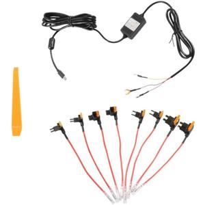 Dash Cam Hardwire Kit, Stable Power Supply, Parking Mode Type C Driving Recorder Step Down Cable, Vehicle Spare Parts, Style B (Style B)